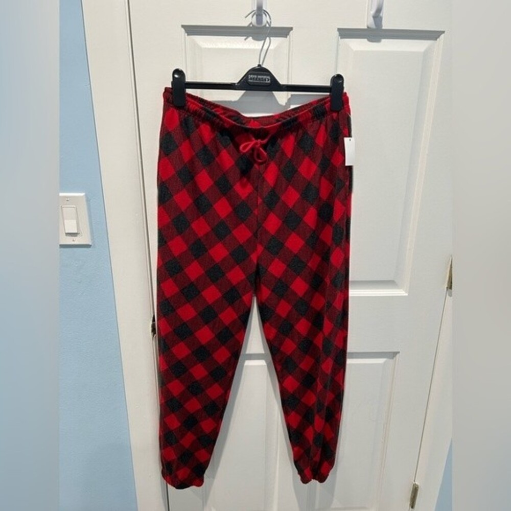 NEW Friends TV Show Logo MEN Jogger Pants Red&Black Size XL